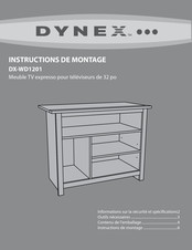 Dynex DX-WD1201 Instructions De Montage