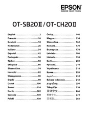 Epson OT-CH20II Manuel D'utilisation