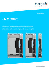 Bosch Rexroth ctrlX DRIVE Mode D'emploi