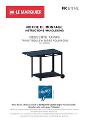 Le Marquier BAP3585 Notice De Montage