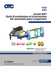 Bosch OTC Airtek NXT 4255 Instructions