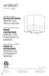 Artika Valor Square OUT-VS-MB Manuel D'instructions