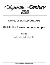 Mars Comfort-aire Cetury SV Serie Manuel