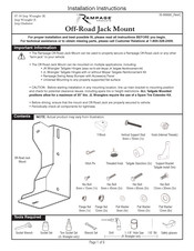 Rampage Products 86690 Instructions D'installation