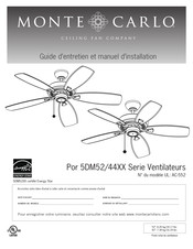 monte carlo AC-552 Guide D'entretien Et Manuel D'installation
