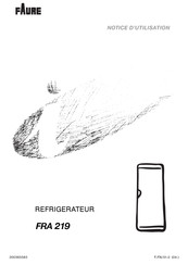 FAURE FRA 219 Notice D'utilisation