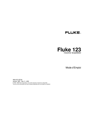 Fluke 123 Mode D'emploi