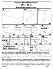 Dee Zee DZ 94 Instructions D'installation