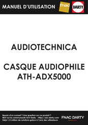 Audio-Technica ATH-ADX5000 Manuel D'utilisation