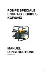 KPC KGP50HX Manuel D'instructions