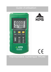 KPS TM340 Guide D'utilisation