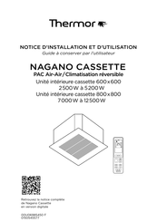 Thermor NAGANO CASSETTE Notice D'installation Et D'utilisation