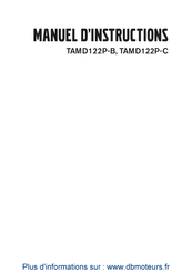 DB Motor TAMD122P-C Manuel D'instructions