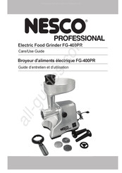 Nesco Professional FG-400PR Guide D'entretien Et D'utilisation