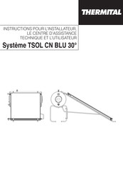 thermital TSOL CN 220/2 S BLU 30 Instructions D'installation