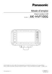 Panasonic AK-HVF100G Mode D'emploi