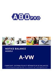 ABD PRO A-VW Notice D'utilisation