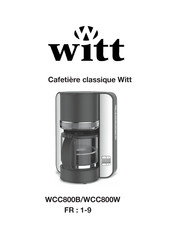 Witt WCC800B Mode D'emploi