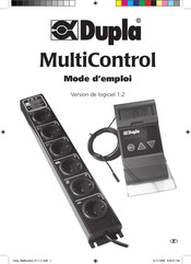 Dupla MultiControl Mode D'emploi