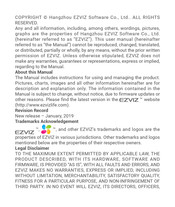 Ezviz C1HC H.265 Mode D'emploi