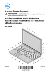 Dell Precision M6500 Guide Complémentaire À L'installation