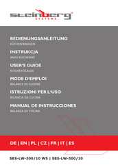 Steinberg Systems SBS-LW-500/10 WS Mode D'emploi