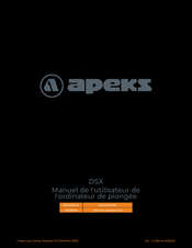 Apeks DSX Manuel De L'utilisateur