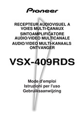 Pioneer VSX-409RDS Mode D'emploi