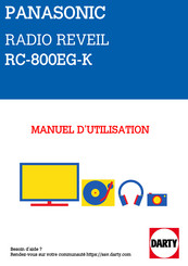 Panasonic RC-800EG-K Mode D'emploi