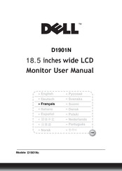Dell D1901N Mode D'emploi