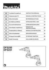 Makita DFS250 Manuel D'instructions