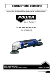 POWER ACTION MF3002541D Instructions D'origine