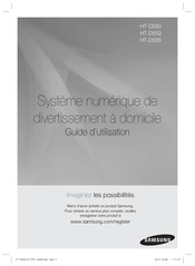 Samsung HT-D550 Guide D'utilisation