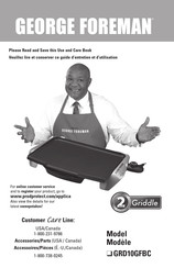 George Foreman GRD10GFBC Guide D'entretien Et D'utilisation