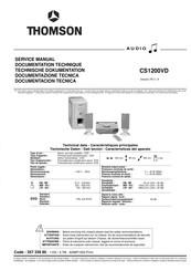 Thomson CS1200VD Documentation Technique