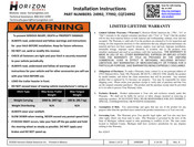 Horizon Global CQT24992 Instructions D'installation