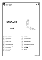 PROTEOR dynacity 1A510 Notice D'utilisation