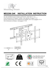 Mounting Dream MD2296-24K Instructions D'installation