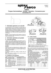 Spirax Sarco USM21 Montage Et Entretien