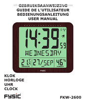 Fysic FKW-2600 Guide De L'utilisateur