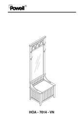 Powell HOA-7014-VN Instructions De Montage