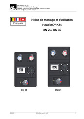 PAW HeatBloC K34 DN 25 Notice De Montage Et D'utilisation