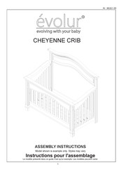 Evolur CHEYENNE CRIB Instructions Pour L'assemblage