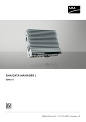 SMA DATA MANAGER L Notice Résumée