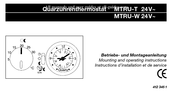 Inocal MTRU-W Instructions D'installation Et De Service