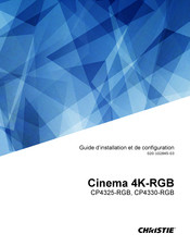 Christie CP4330-RGB Guide D'installation Et De Configuration
