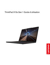 Lenovo ThinkPad X13s Gen 1 Guide D'utilisation