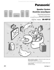 Panasonic SB-HEP10 Manuel D'utilisation