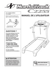 NordicTrack C2255 Manuel De L'utilisateur