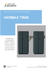 Atlantic VARMAX TWIN 998-1050 Installation, Utilisation Et Entretien